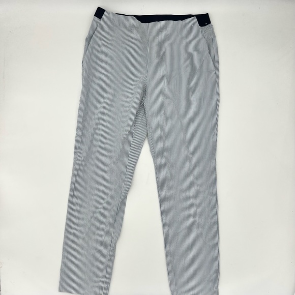 Seersucker Blue/White Pants - Picture 1 of 4